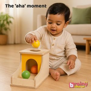 Wooden <b>Ball</b> <b>Drop</b> <b>Toy</b> With Colorful <b>Balls</b> For Toddlers Safe Educational Plaything Freestanding Design - Product Image 5