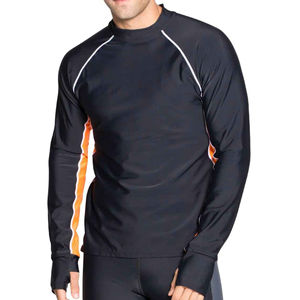Nouveau T-shirt de Compression Uni de Haute Qualité pour Hommes et Garçons Adultes, Rashguard Léger à Manches Longues - Product Image 6