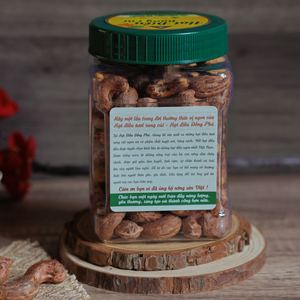 เม็ดมะม่วงหิมพานต์เวียดนามอบแบบไม่ปอกเปลือก ออร์แกนิค เกรดพรีเมียม W180 เนื้อเนียนนุ่ม ตราโรงงานตงฟู่ บรรจุในกระปุกสี่เหลี่ยม 500 กรัม โปรโมชั่นพิเศษ - Product Image 3