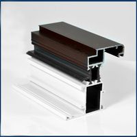Perfil de Marco de Aleación de Aluminio Serie 6000, Temperos T3~T8, Marco de Aluminio para Cuadros con Vidrio, Personalizado OEM ODM, Manija de Puerta Moderna