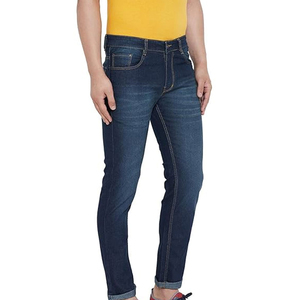 Jean pour homme de haute qualité, coupe droite, taille haute et taille mi-haute, idéal pour l'extérieur, denim de qualité supérieure, service OEM ODM, marque privée - Product Image 1
