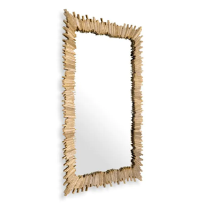 Best Quality <b>Wall</b> Mounted <b>Mirror</b> with Wooden Frame Decorative Vanity <b>Mirror</b> for Bathroom Bedroom Living Room Available For Sale - Product Image 4