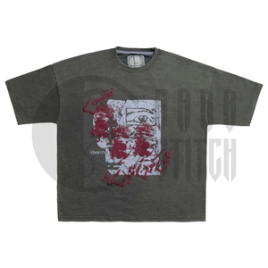 Nueva Camiseta de Algodón 100% de Manga Corta, Estilo Urbano Holgado, Ecológica, de Moda Casual, de Marca de Diseñador, 240g, con Estampado de Letras, Venta al por Mayor - Product Image 3