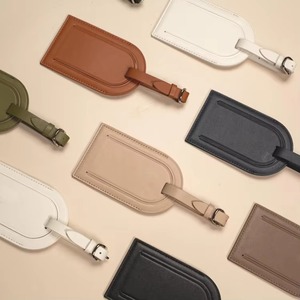 Etiquetas de Viaje de Cuero de Diseño de Alta Calidad, Hechas a Mano con Cuero de Primera Calidad para Conjuntos de Equipaje Premium LTG-0363 - Product Image 4