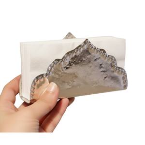 Porte-serviettes élégant en acier inoxydable courbé, support moderne et durable en métal pour distributeur de papier essuie-tout, idéal pour la décoration de la cuisine et de la table à manger - Product Image 3