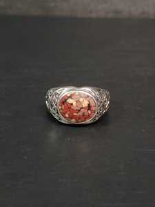 Sterling Silver 925 Boho Mixed Stone <b>Ring</b> Size 9 5 Handmade Gemstone <b>Ring</b> Statement Jewelry Gift Women - Product Image 4