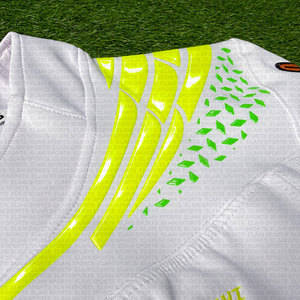 Uniformes personalizados de fútbol americano con impresión de silicona en el hombro, orificios cortados con láser y la mejor tela. - Product Image 5