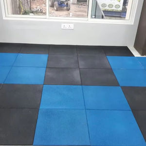 Baldosas de caucho para gimnasio de 10 mm para interiores - Product Image 1