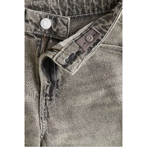 Pantalones Cortos de Mezclilla para Hombre de Alta Calidad, Estilo Vintage, Corte Holgado, Lavado Desgastado, Personalizables OEM - Product Image 3