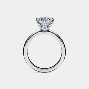 Moissanite Engagement Ring Moissanite Ring Sterling Silver Wedding <b>Jewelry</b> Trendy <b>Best</b> <b>Friend</b> Gift - Product Image 2