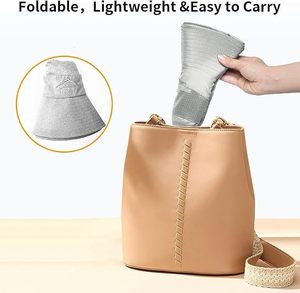 Chapeau de soleil unisexe à large bord avec sangle réglable, maille respirante, couleur unie, pour la plage, l'été, décontracté, pour adultes - Product Image 2