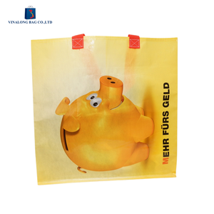 OEM RPET Foldable Shopping Bag Recycled Plastic Eco Tote Bag Durable Reusable Packaging Solution Use - Product Image 6