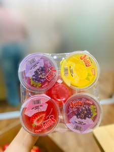 MEILLEUR PRIX Gobelets de gelée aux diamants – Lot de 5 saveurs Fraise Mangue Raisin, Vente en gros directe usine, Offre Spéciale - Product Image 1