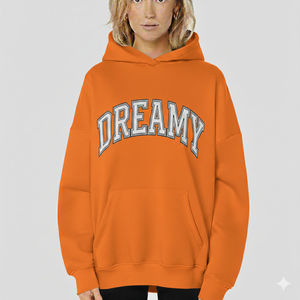 เสื้อฮู้ดดี้ผู้หญิงคุณภาพสูงทรงโอเวอร์ไซส์ แขนยาว ปี 2026 พร้อมโลโก้ด้านหน้าที่ปรับแต่งได้ สไตล์ลำลองสำหรับผู้หญิง - Product Image 2