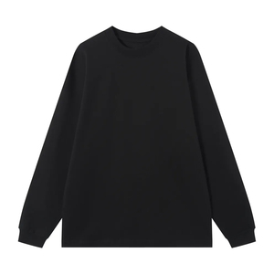Sweat-shirt personnalisé pour hommes et femmes, délavé à l'acide, 100% coton, coupe ample, col rond, style vintage, streetwear printemps, en gros - Product Image 1