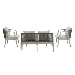 Set di Sedute da Esterno U_STYLE, Durevole e Confortevole per Terrazze, Prati e Bordi Piscina, Arredamento da Giardino - Product Image 5