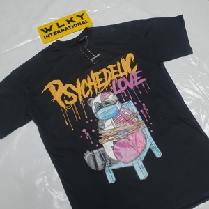เสื้อยืดผู้ชายสั่งทำพิเศษ พิมพ์ลายพัฟหลากสี ระบายอากาศได้ดี เนื้อผ้าหนา 230 GSM - Product Image 3