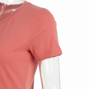 Plain Comfortable 100% Cotton V Neck Short Sleeve <b>Women</b> <b>Polo</b> <b>Shirt</b> With Custom Logo Trendy Casual Breathable Summer Style - Product Image 3