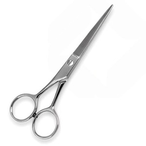 Stainless Steel Sharp Ceramic Handle Right-Handed Barber <b>Scissors</b> for Hair Application - Product Image 1
