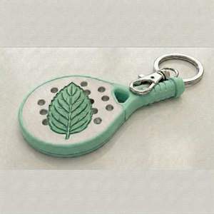 Customizable <b>Silicone</b> <b>Rubber</b> Tennis Padel Racket Keyring Custom Logo Custom Design Durable Material Custom Size for Event - Product Image 1