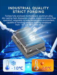 All-in-One <span class=keywords><strong>7</strong></span> inch công nghiệp màn hình cảm ứng Bảng điều chỉnh PC Quad Core Rockchip Bộ vi xử lý 2GB Bộ nhớ Android 11 Wifi Bluetooth pin mới - Product Image 3