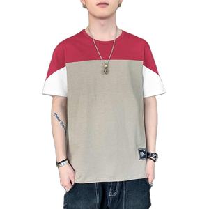 T-shirt d'été à manches courtes en coton respirant de haute qualité personnalisé - Product Image 1