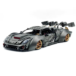 ชุดประกอบรถยนต์ของเล่น Guli 10629 Supercar รุ่นจำลองขนาด 1:8 ทำจากพลาสติก ชุดประกอบเพื่อการศึกษา 800+ ชิ้น พร้อมรีโมทคอนโทรลไฟฟ้า - Product Image 1