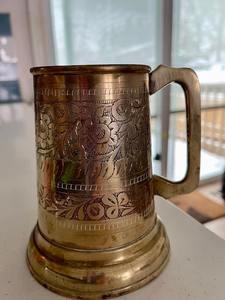 Oferta Especial en Tazas de Latón Macizo Hechas a Mano, Vajilla Rústica para Cocina, para una Vida Saludable, Disponible a Precio de Fábrica - Product Image 3