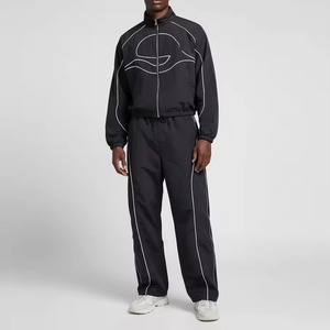 Ensemble de survêtement coupe-vent pour homme, veste et pantalon décontractés pour l'extérieur, tissu léger, coupe confortable, vêtements de sport - Product Image 6