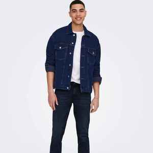 2026 Men Fashion Cool Denim Jacket with Hoodie 100% Cotton for Spring Autumn and Winter Streetwear Denim Jacket - Product Image 5