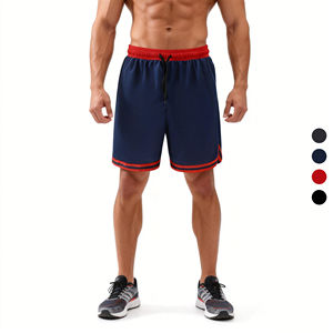 Pantalones Cortos Deportivos Personalizados para Hombre, Cintura Media, Secado Rápido, Transpirables, Casuales, 100% Poliéster - Product Image 1