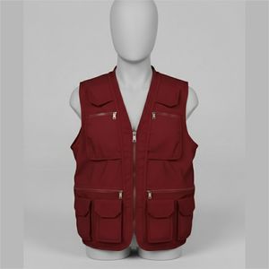 Chaleco de Trabajo Personalizado al por Mayor para Hombre, sin Mangas, con Diseño de Múltiples Bolsillos, Ecológico y Transpirable - Product Image 4