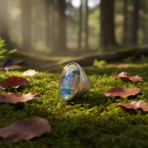 9.7 Grams <b>Labradorite</b> Fine <b>Ring</b> - Product Image 3