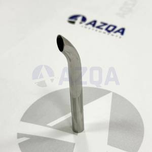 Tubo Receptor Curvo en Ángulo de 45 Grados de Acero Inoxidable de 77 mm, Herramienta Profesional Reutilizable para Perforaciones Corporales - Product Image 5