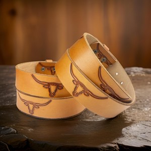 Hand-Carved Floral Western Leather <b>Belt</b> for Men High-Quality Tooling Crafted Genuine Leather Casual Wear OEM/ODM Service Welcome - Product Image 5