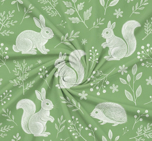 Modern Woodland Animal Dense Floral Window <b>Curtains</b> 70% <b>Light</b> Blocking Decorative Drapes for Living Room Bedroom Office Hotel - Product Image 5