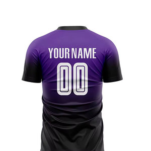 Maillot de football personnalisé, design sportif, t-shirt à séchage rapide, respirant, impression par sublimation, vêtements de sport de football, t-shirt de performance pour homme - Product Image 3