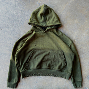 เสื้อฮู้ดครอปแขนยาวสำหรับผู้หญิง ขายส่งตามสั่ง - Product Image 2