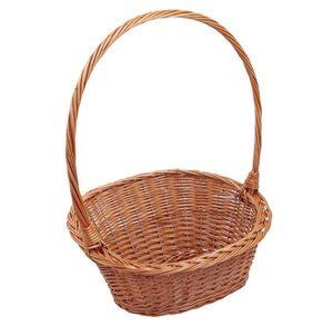 Cesta de Ratán de Diseño de Lujo en Color Natural para Almacenamiento de Alimentos en el Hogar, Cesta de Ratán en Oferta, Cesta Artesanal de Ratán para Suministros - Product Image 1