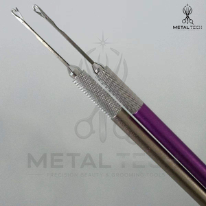 Multicolor Metal Handle Hair Extension Loop <b>Threader</b> Latch Hook Pulling <b>Needle</b> Tool Set For Micro Ring Salon Accessories - Product Image 6