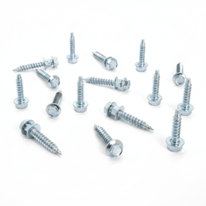 Tornillos Autoperforantes de Alta Resistencia con Cabeza Hexagonal - Fijaciones de Acero al Carbono Galvanizado - Product Image 1