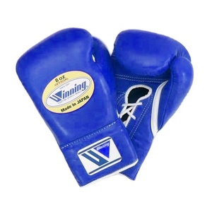 Gants de boxe professionnels pour adultes en cuir de vache, respirants, avec options de fermeture personnalisables, haute qualité - Product Image 1