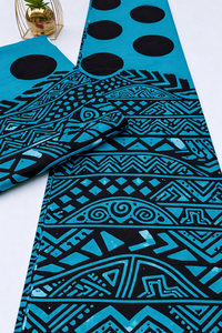 Tissu en coton imprimé Ankara africain traditionnel pour la confection de vêtements, l'artisanat et la mode - Product Image 3