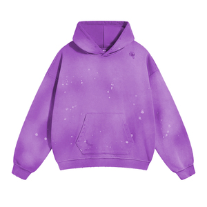 Custom Acid Wash Pullover Hoodie Premium Cotton Fleece Oversized Vintage Streetwear Unisex Eco-Friendly - Product Image 5