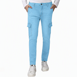 Nouvel Arrivage OEM – Short en jean délavé pour homme, mi-lourd, en toile polyester/coton, respirant, écologique, coupe haute, collection automne - Product Image 5