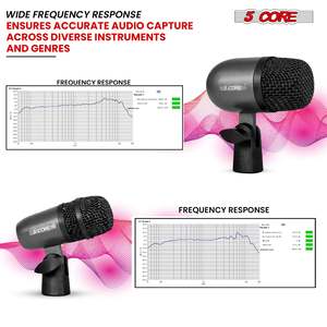 Micrófono de Condensador XLR de 5 Núcleos para Conga, Snare y Tom, Micrófonos para Instrumentos de Percusión - Product Image 2