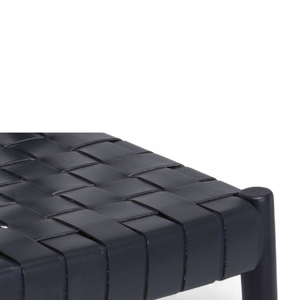 Chaise de salle à manger d'extérieur noire tressée, siège de jardin imperméable, mobilier de patio, restaurant, hôtel - Product Image 4