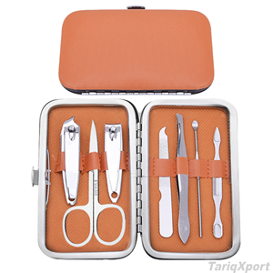 Professional Durable Portable 7 Piece Stainless Steel Manicure Pedicure Set <b>Nail</b> Clipper Beauty Care Tools Kit Travel <b>Case</b> - Product Image 2