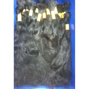 Extensions de cheveux humains vierges indiennes, longueur de 10 à 34 pouces, expédition en 4 à 5 jours à Dubaï - Product Image 1