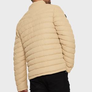 Latest Style Puffer Jacket for <b>Men</b> Stand Collar Casual Outwear High Quality Jackets with embroidery logo - Product Image 5